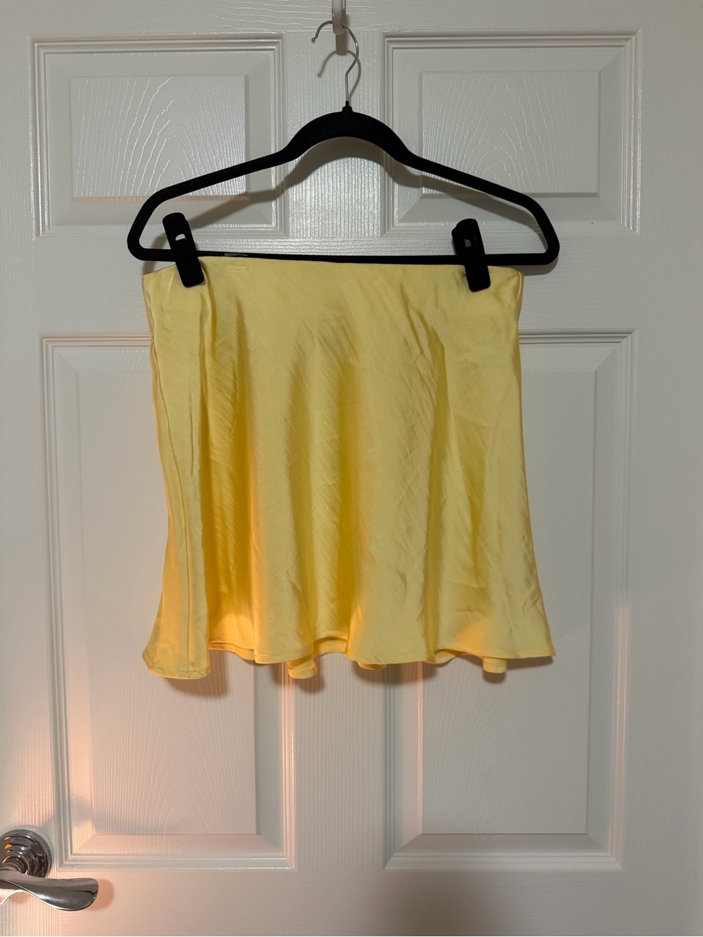 a new day Lemon Yellow Circle Skater Skirt